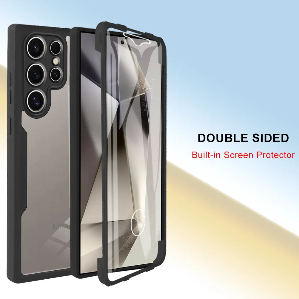 360 SlimFit Clear Case for Samsung Galaxy S21-S24