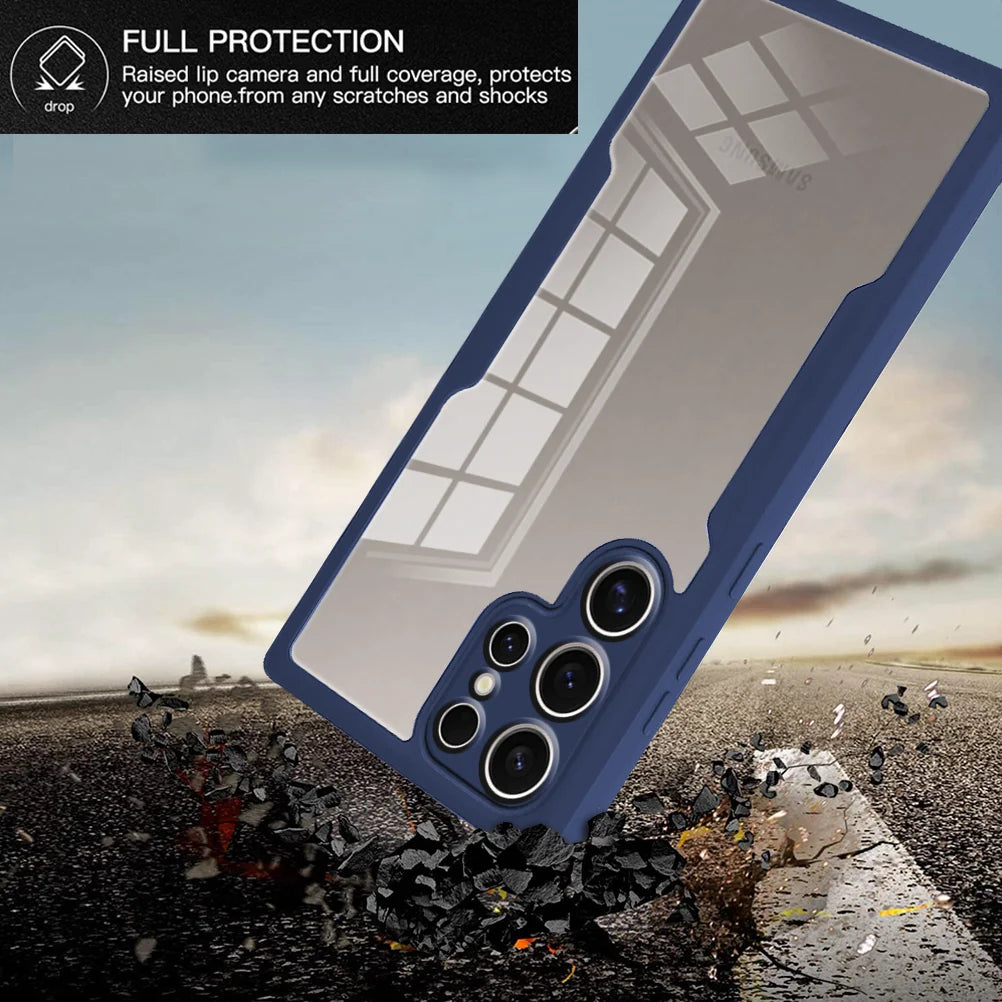 360 SlimFit Clear Case for Samsung Galaxy S21-S24