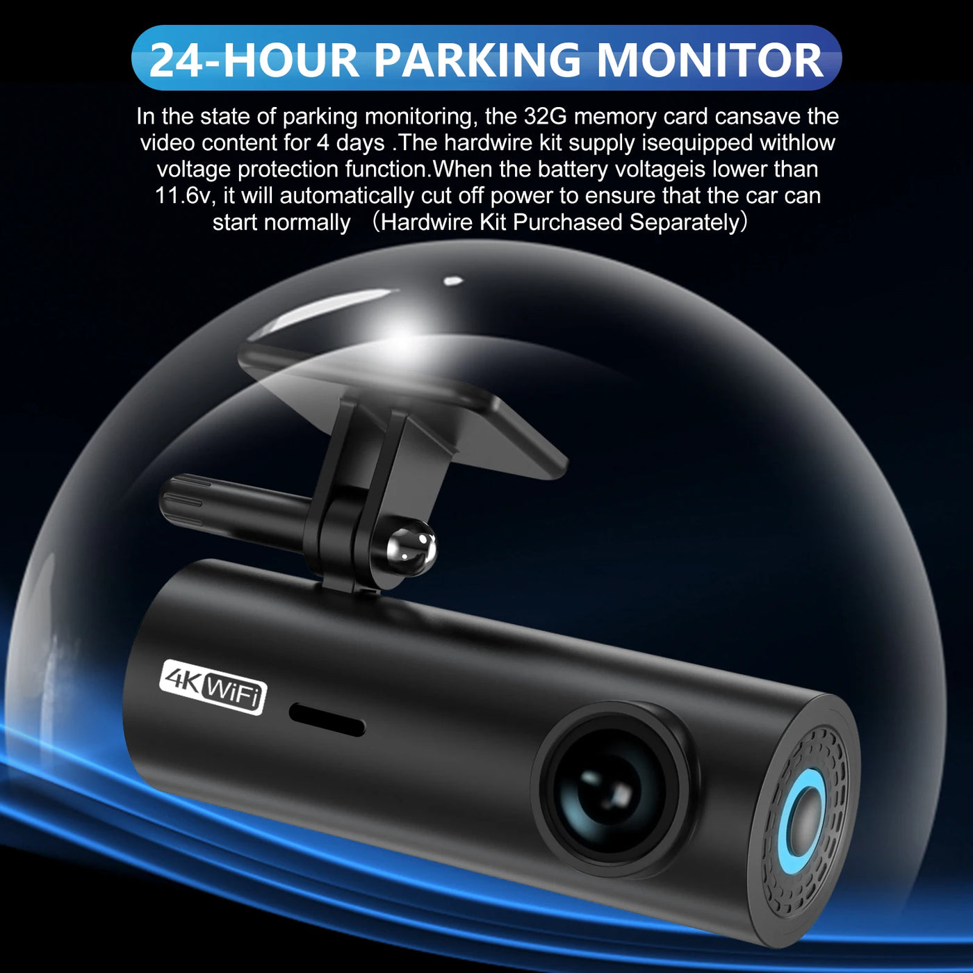 3840*2160P Car Dvr Dashcam 4K Dash Cam For Cars Drive Video Recorder Front Camera WiFi For Vehicle Supplies 24h Parking Night V - Your Gift Ideas