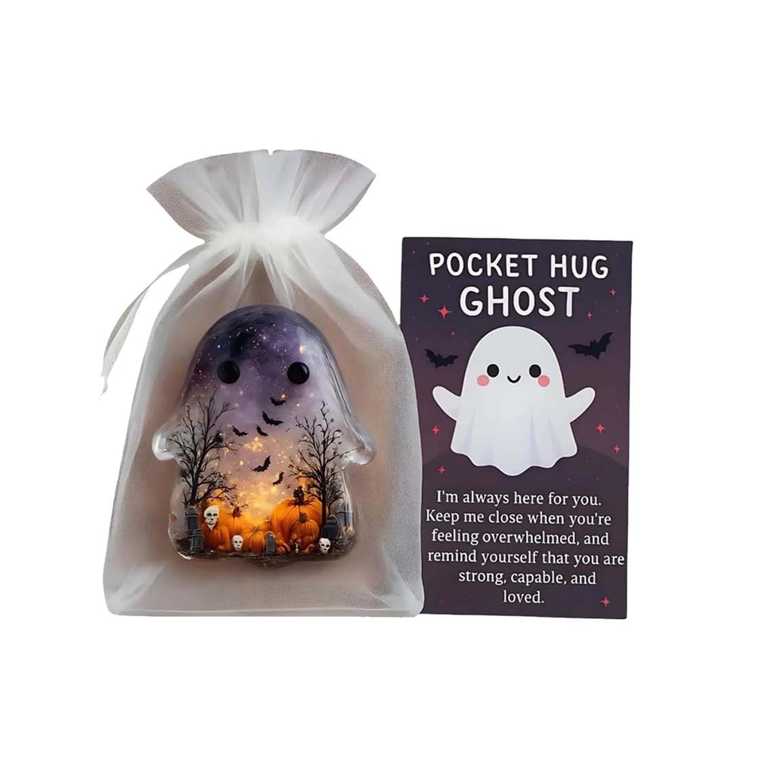 Halloween Resin Mini Ghosts Statue - YourGiftIdeasUK