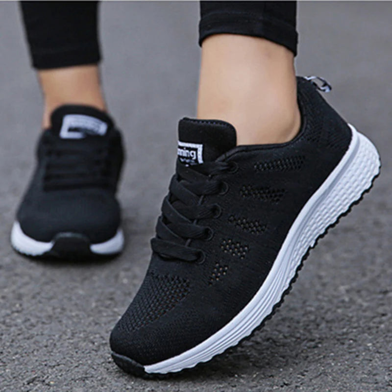 Women's Sneaker 2025 New Fashion Platform Women's Shoes Trainers Casual Sneaker Woman Lace Up Female Sneakers Tenis Feminino