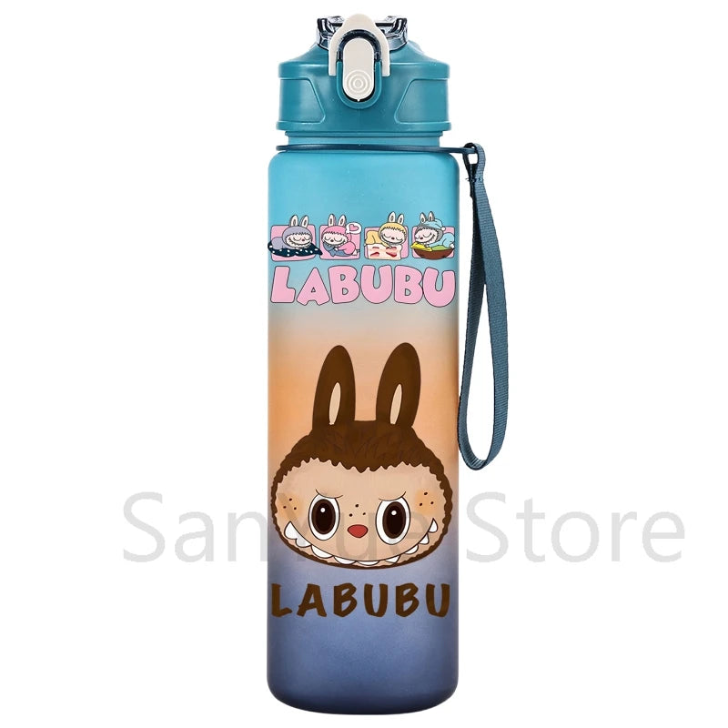 750Ml Cartoon Printed Large Capacity Water Bottle Teenger Student Drinking Portable Cartoon Outdoor Sport Water Cup Kid Gift