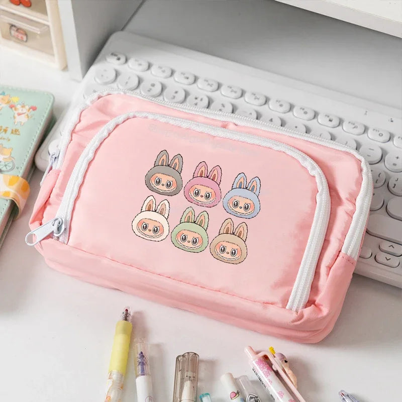 Children Pencil Case Pouch Large Capacity Pen Storage Bag Decompression Creative Stationery School Supplies for Girl Gift