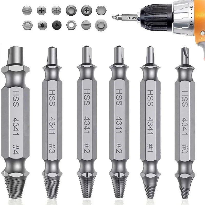 QuickFix HSS Screw Extractor & Drill Bit Kit