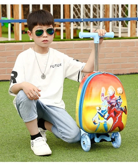 Kids Scooter Suitcase on Wheels - YourGiftIdeasUK