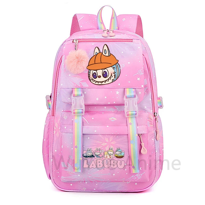 Anime Cute Printed Backpack Teenger Student Kid Girl Boy Schoolbag Bookbag Women Large Capacity Waterproof Schoolbag Travel Bag