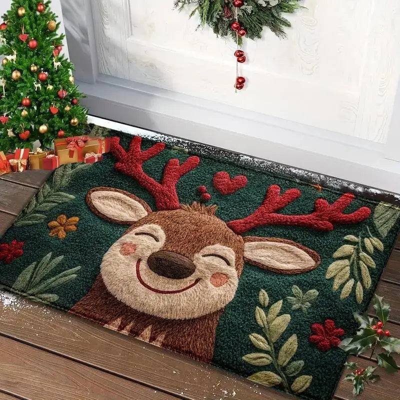 Christmas Door Mat Red Santa Claus Outdoor and indoor Gingerbread Man Carpet  New Year 2026 Merry Christmas Home Decor Foot Mat - YourGiftIdeasUK
