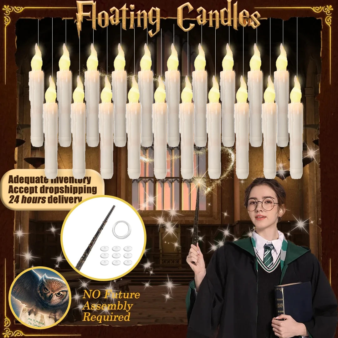Halloween LED Floating Candles Magic Wand - YourGiftIdeasUK