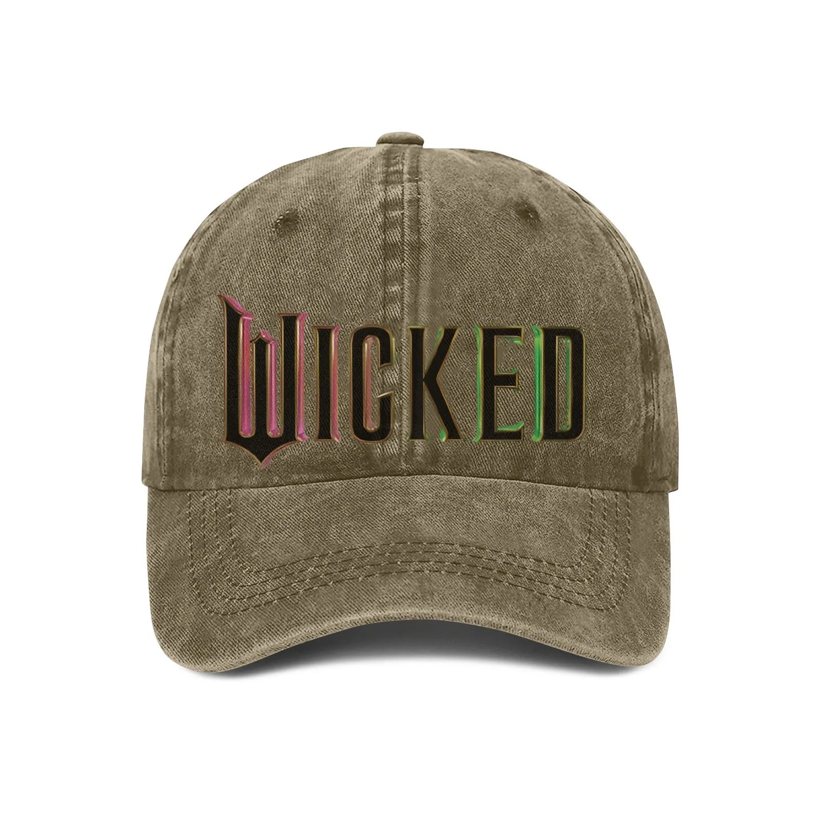 High quality twill cotton Wicked Alphabet Baseball Cap Fashion Men And Women With The Same Bad Witch Adjustable sun hats gorras - YourGiftIdeasUK