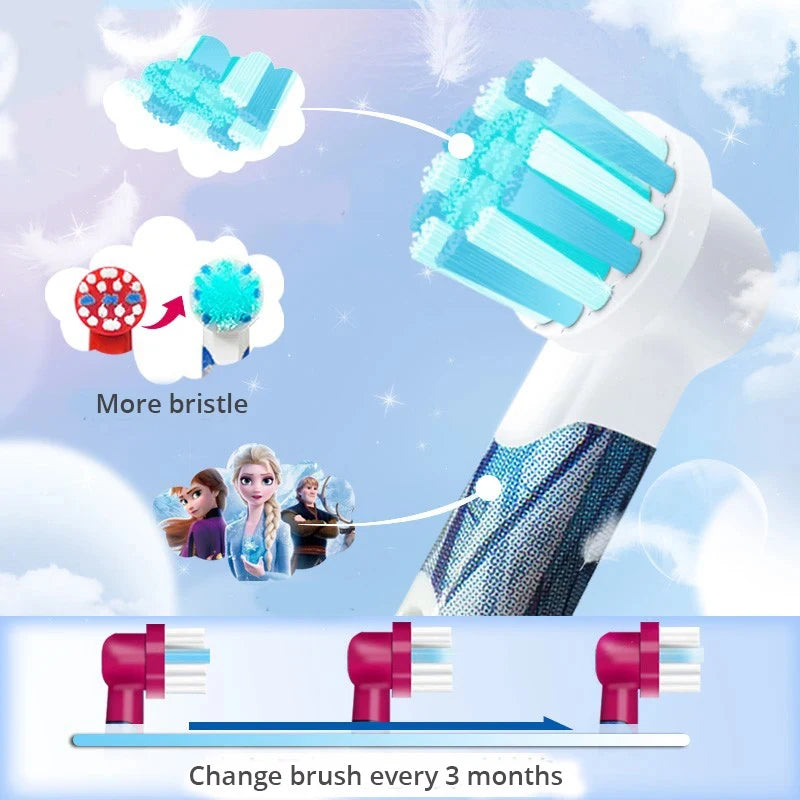 Oral B Kid Toothbrush Heads Replacement Children Tooth Brush Refill Heads EB10 Soft Bristle For Oral B Kid Electric Toothbrush