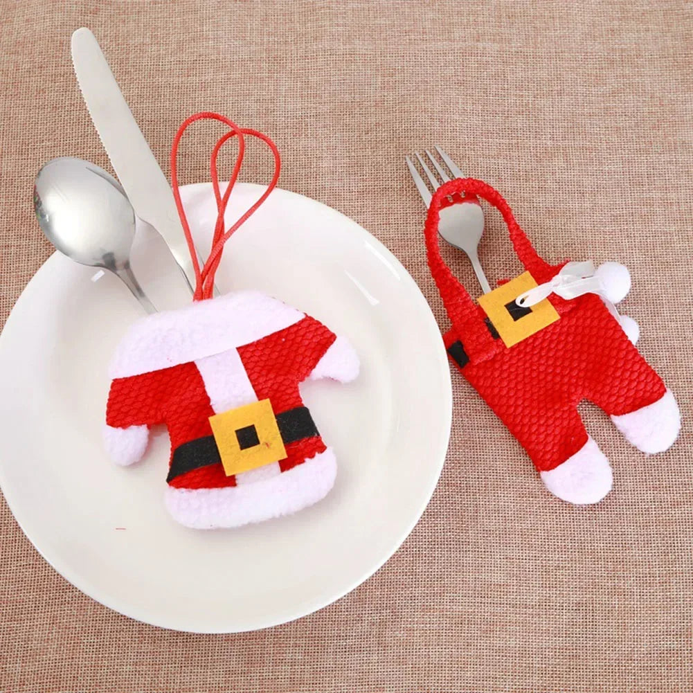 3 Sets of Christmas Cutlery covers