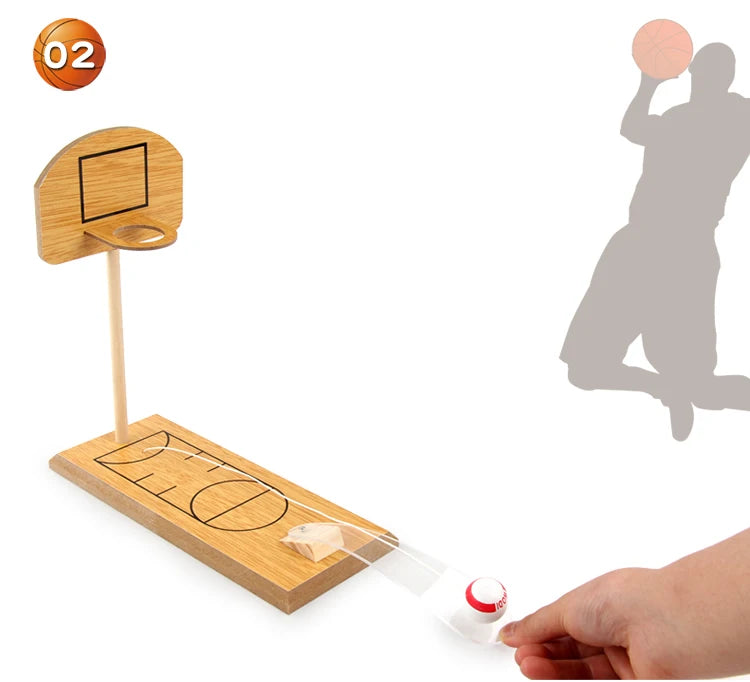 Classic Mini Table Basketball Shooting Board Game Activity Toy Children's Wooden Table Basketball Shooting Game