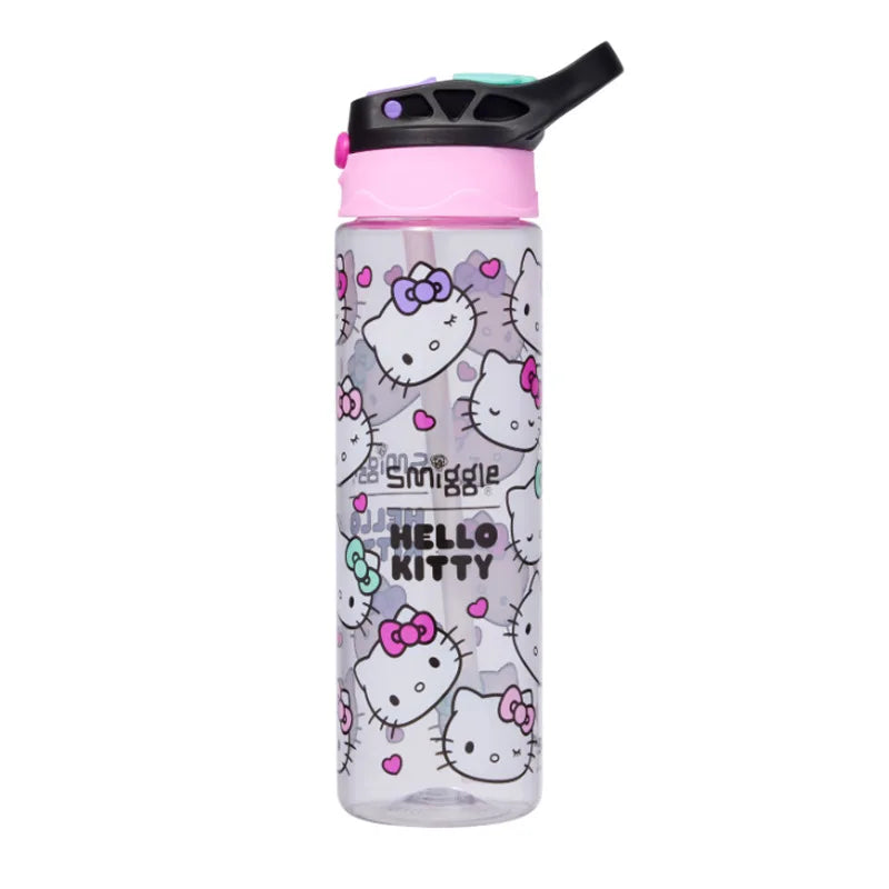 Smiggle Aussie Straw Bottle - Large Capacity
