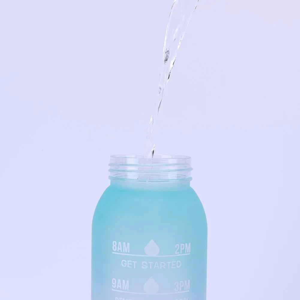 1000ML Fragrance Smelling Water Bottle with 1/7 Flavor Pod Air Water Up Bottle Scented Drinking Cup for Travel Climbing Hiking