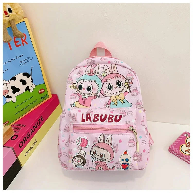 New Large Capacity Children's Backpack Lovely Primary School Student Bag Kindergarten Double Shoulder Bag Bubble Mart Bag