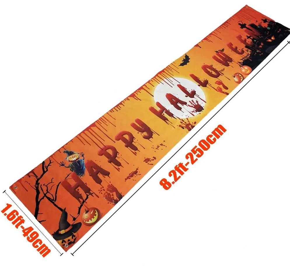 Happy Halloween Banner 250cm Long - YourGiftIdeasUK