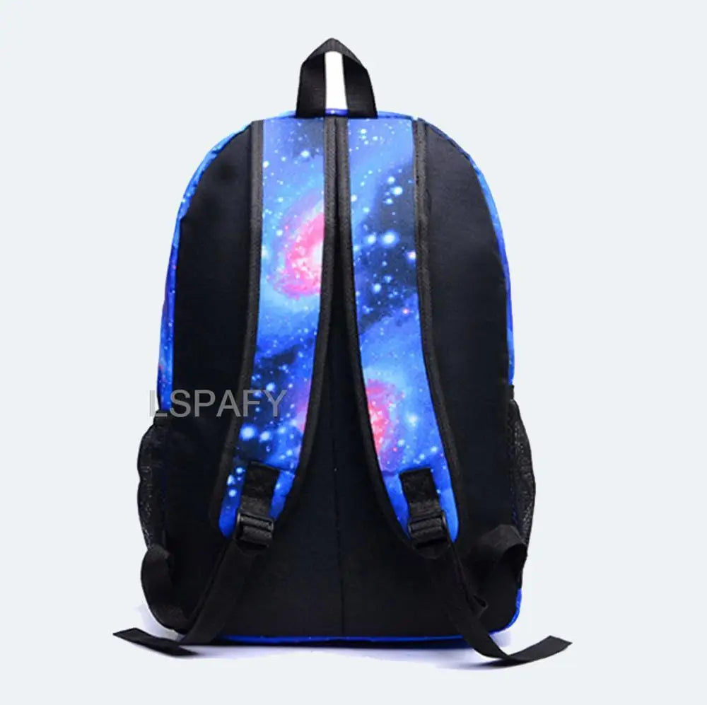 Luminous Cartoon Backpack Set for Kids & Adults