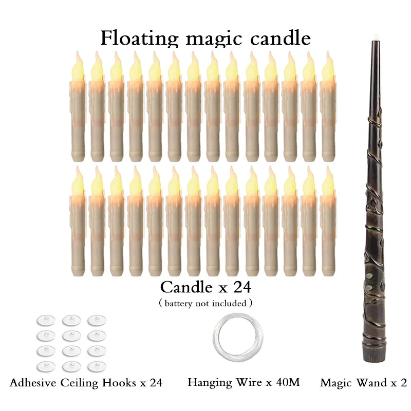 Halloween LED Floating Candles Magic Wand - YourGiftIdeasUK