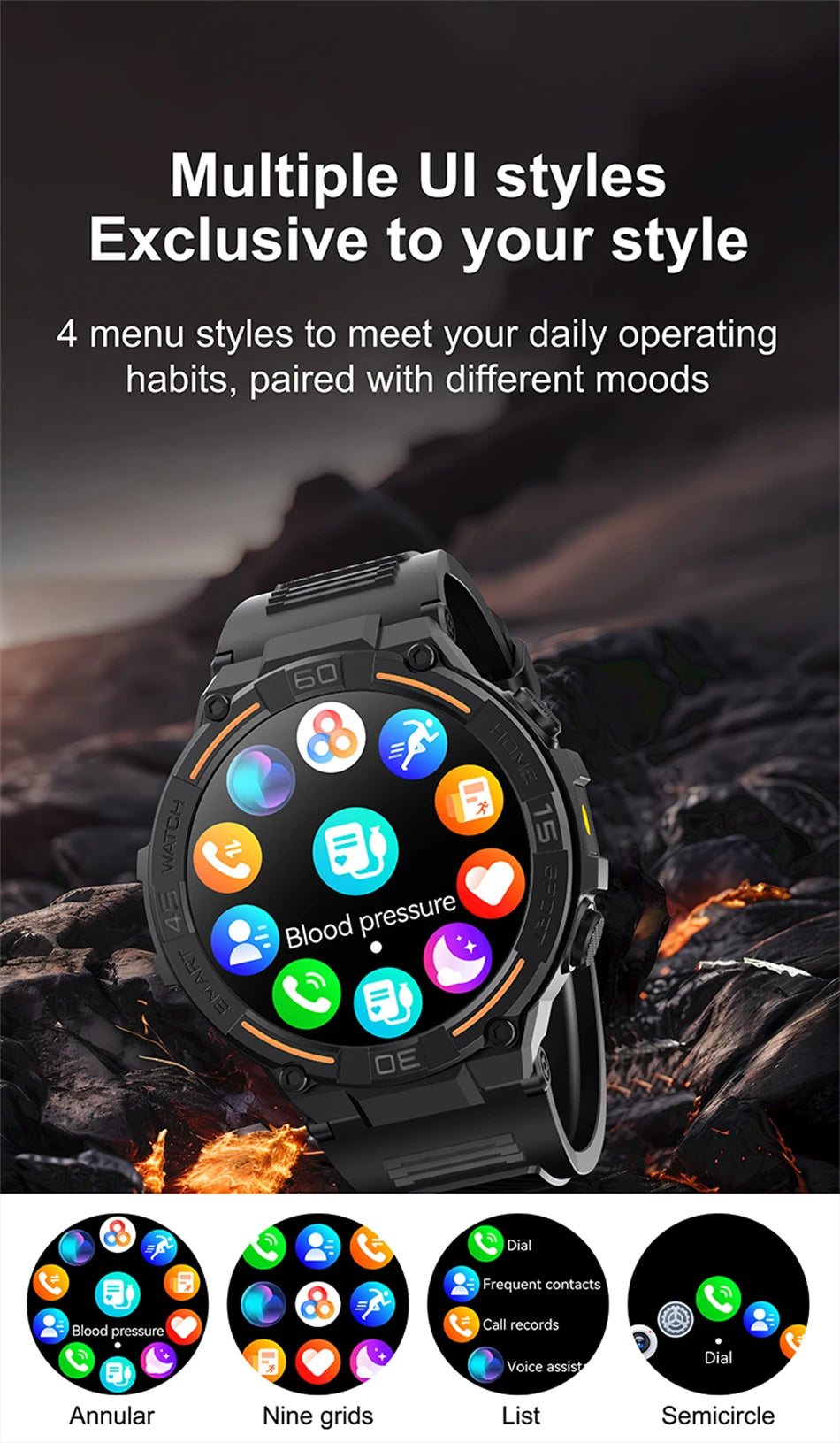 Smartwatch Military Men - YourGiftIdeasUK