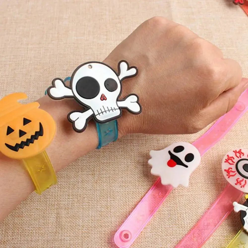 12-36Pcs Glowing Halloween Bracelets Rings Children - YourGiftIdeasUK