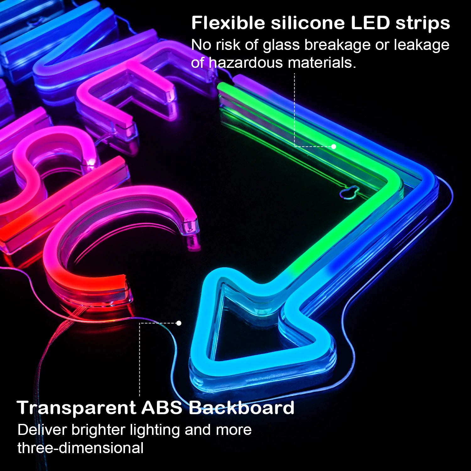 RGB Custom Kid Name Neon Sign Personalized Dimmable for Wall Decor - YourGiftIdeasUK