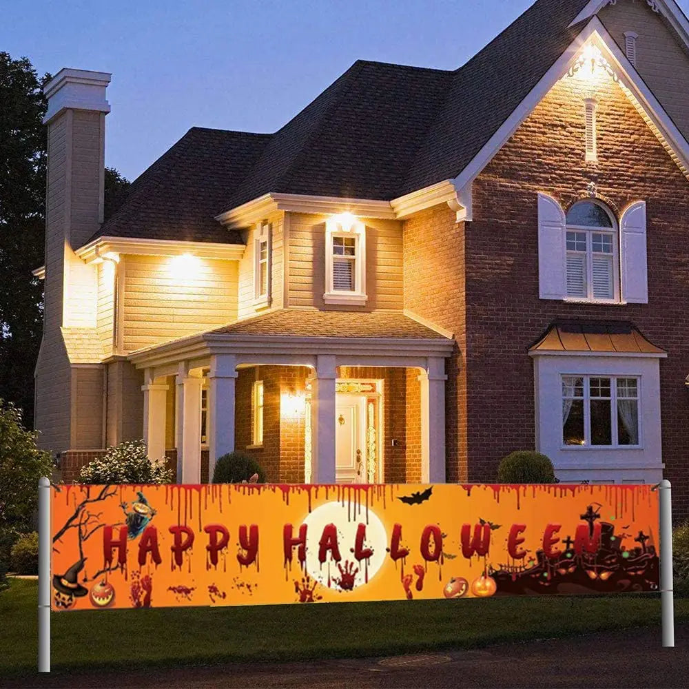 Happy Halloween Banner 250cm Long - YourGiftIdeasUK