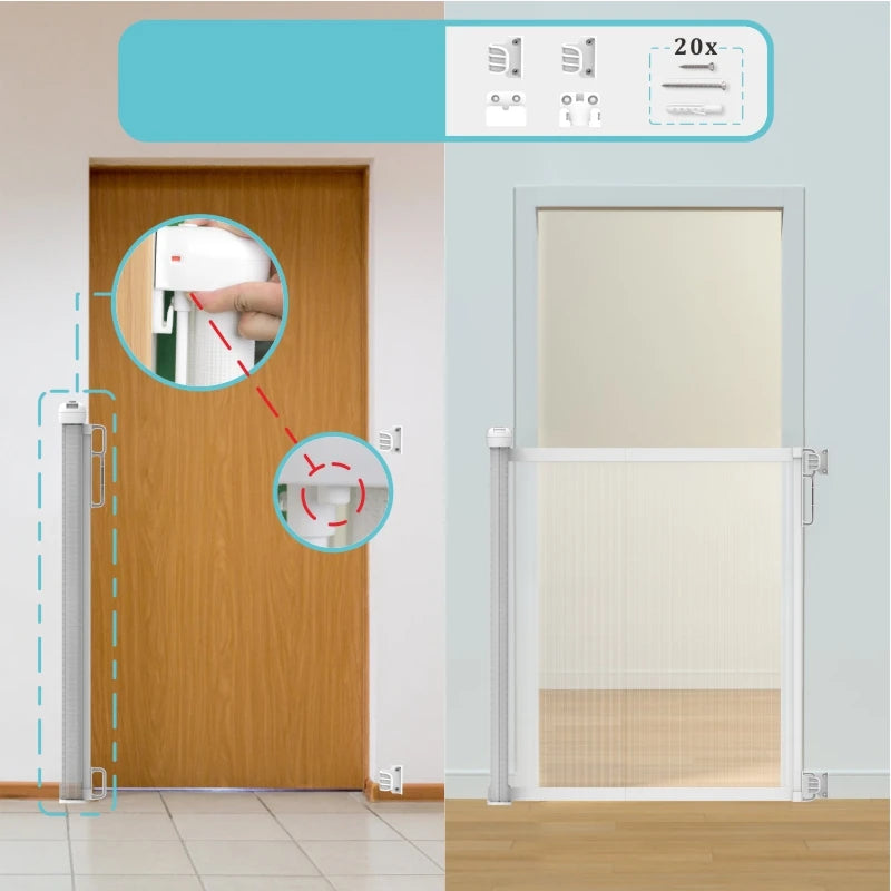 FlexiGuard Retractable Safety Gate - Indoor/Outdoor
