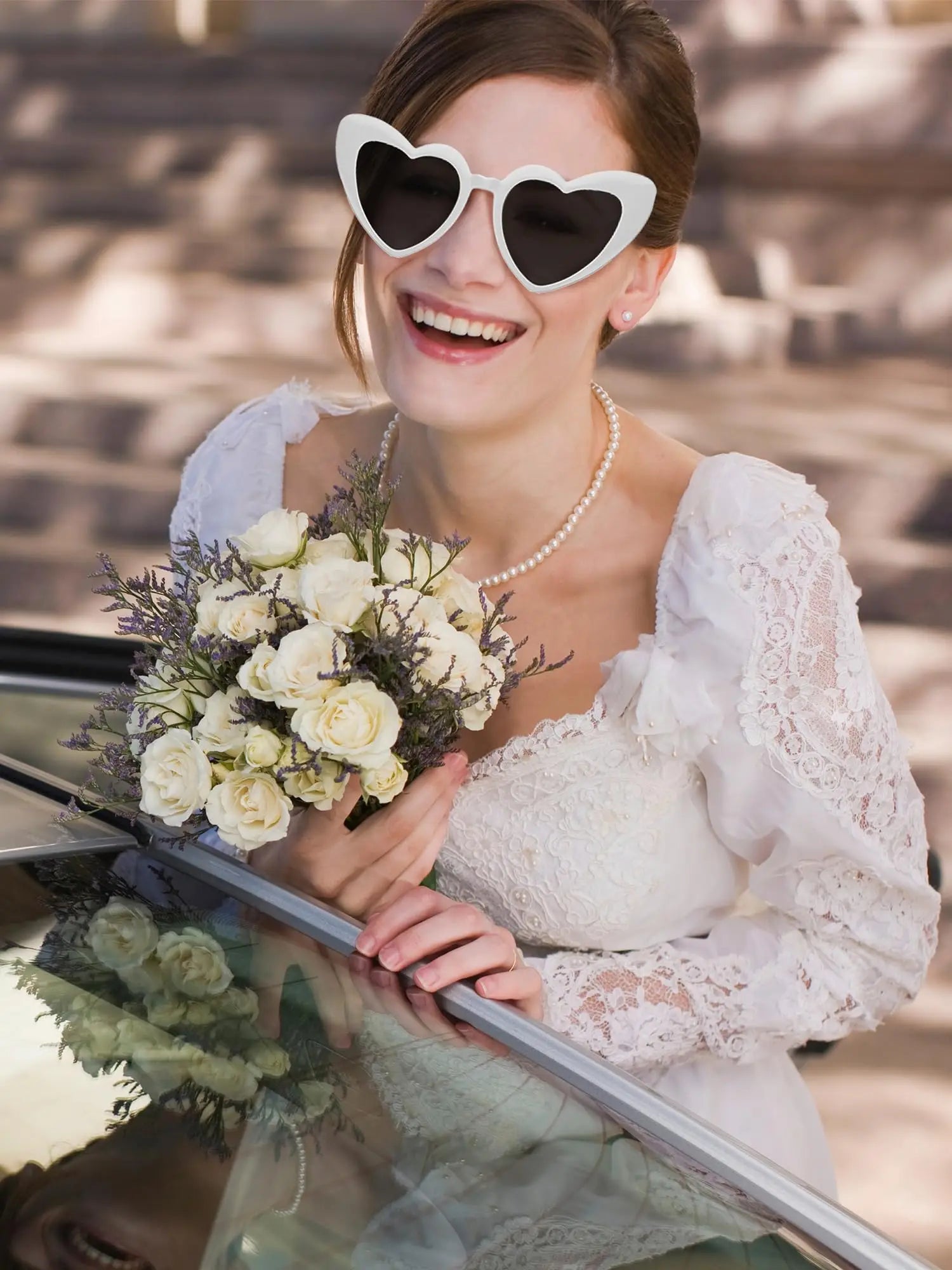 12-100 Pairs Wedding Bodas Heart Sunglasses Bachelorette Bachelor Hen Party Glasses Team Bride Bridesmaids Groomsmen Gifts