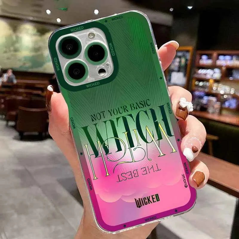 W-Wicked Part One Movie G-Glinda Phone Case For iPhone 16e 16 15 14 13 12 11 Mini Pro Max X XR XSMax 8 Plus Soft TPU Back Cover