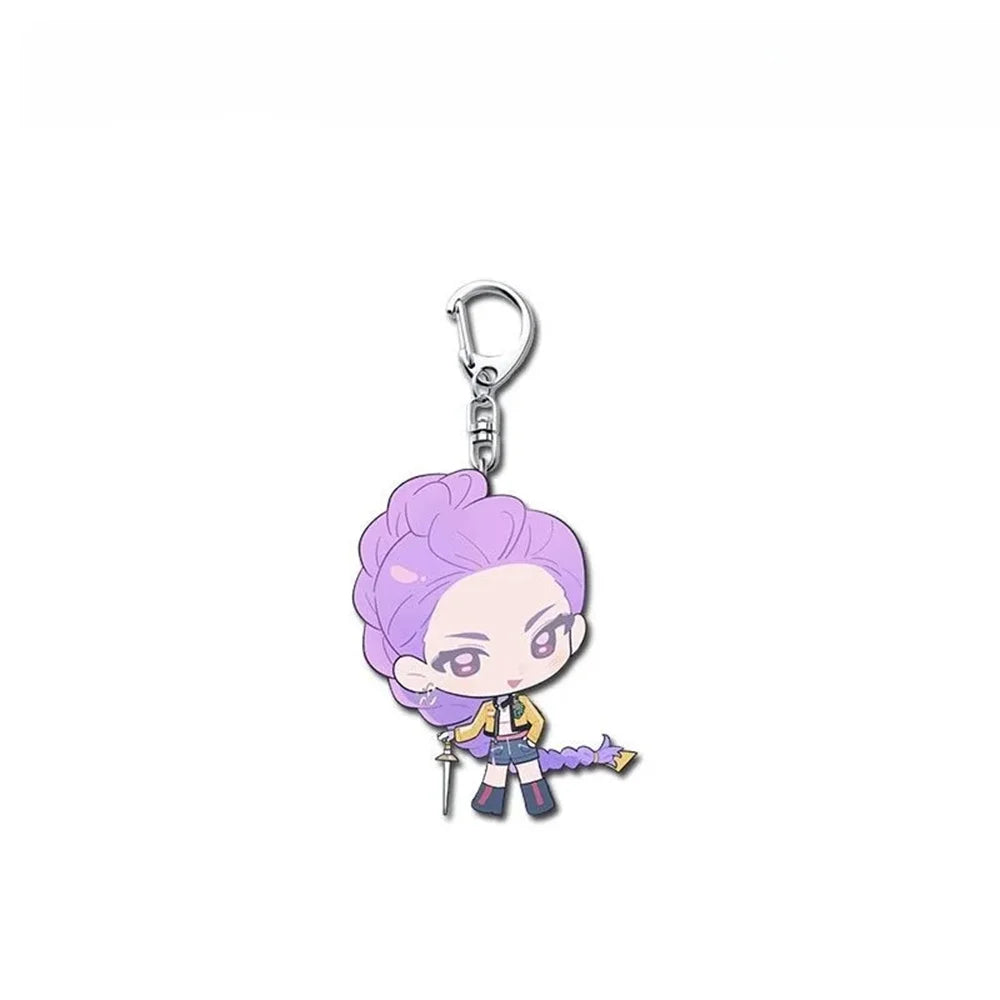 3Pcs Demon Hunters Kpop Rumi Mira Zoey Keychain - YourGiftIdeasUK