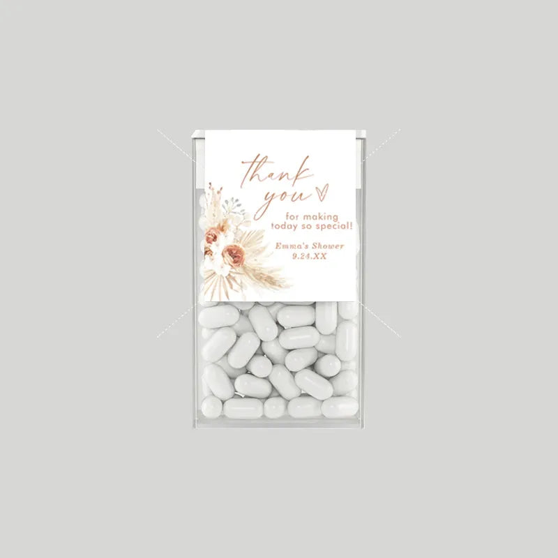 Mint to Be Labels Wedding Favors Custom Candy Box Stickers Personalized Bridal Shower Engagement Party Wedding Favors for guests