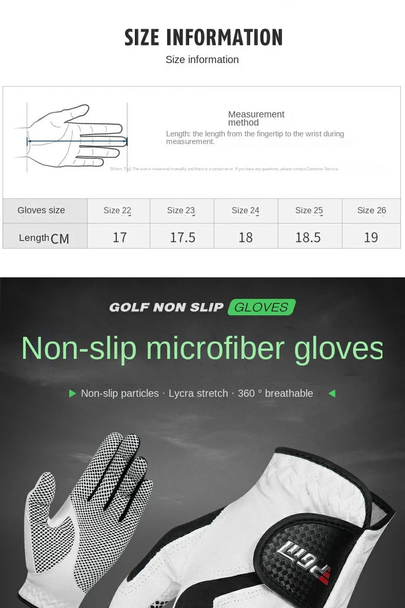 MicroFiber ProGlove: Breathable, Non-Slip, Perfect for Golf