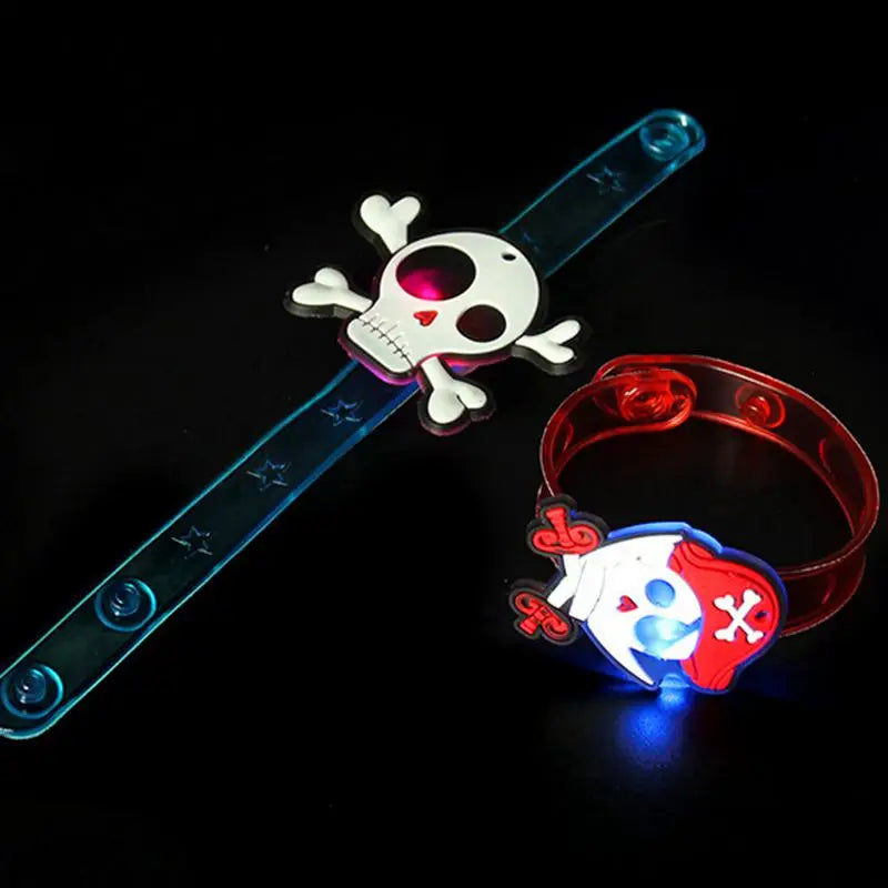 5-10-20PCS Glowing Pumpkin Ghost Bracelet Rings Kids - YourGiftIdeasUK