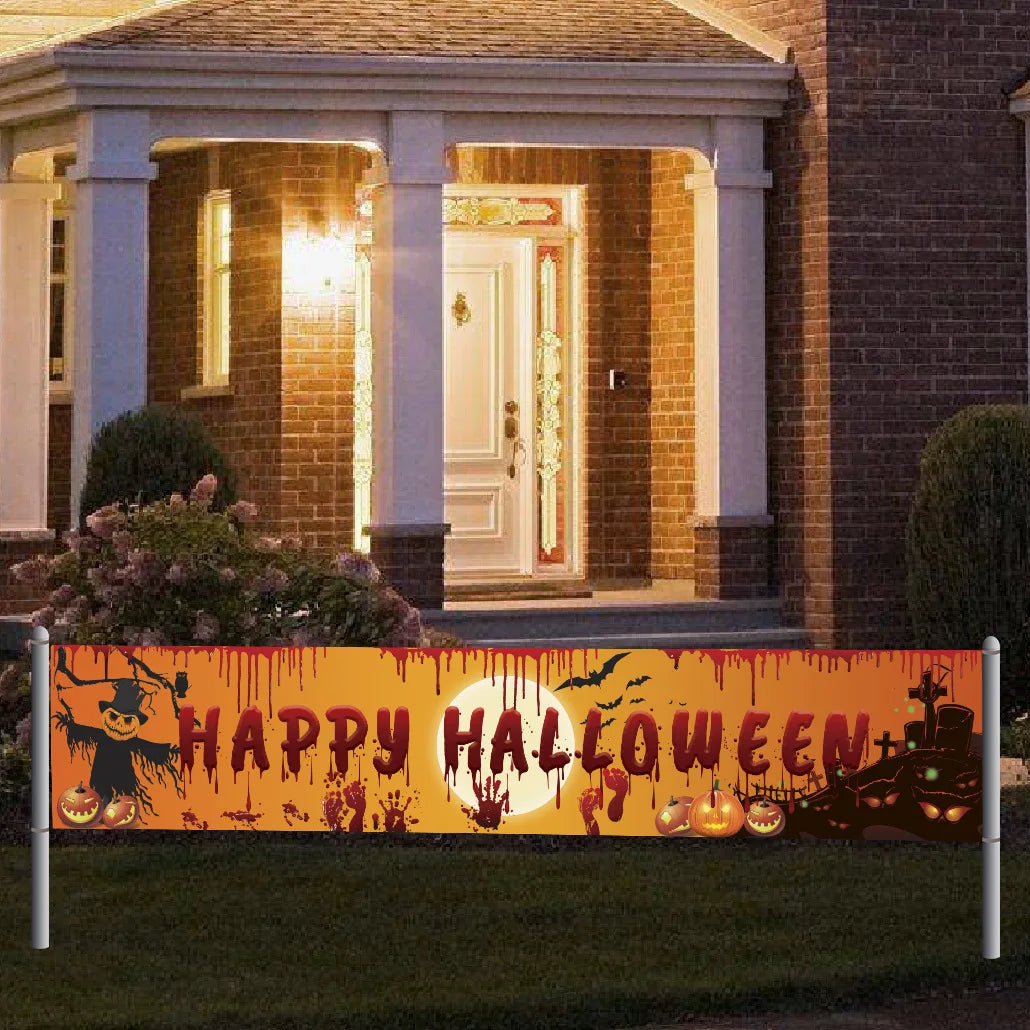 Happy Halloween Banner 250cm Long - YourGiftIdeasUK