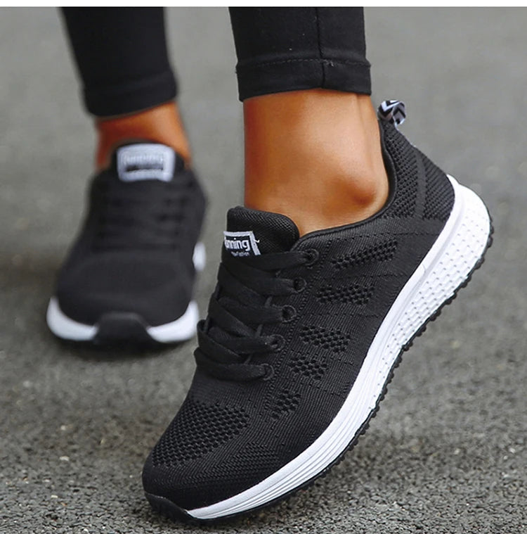 Women's Sneaker 2025 New Fashion Platform Women's Shoes Trainers Casual Sneaker Woman Lace Up Female Sneakers Tenis Feminino