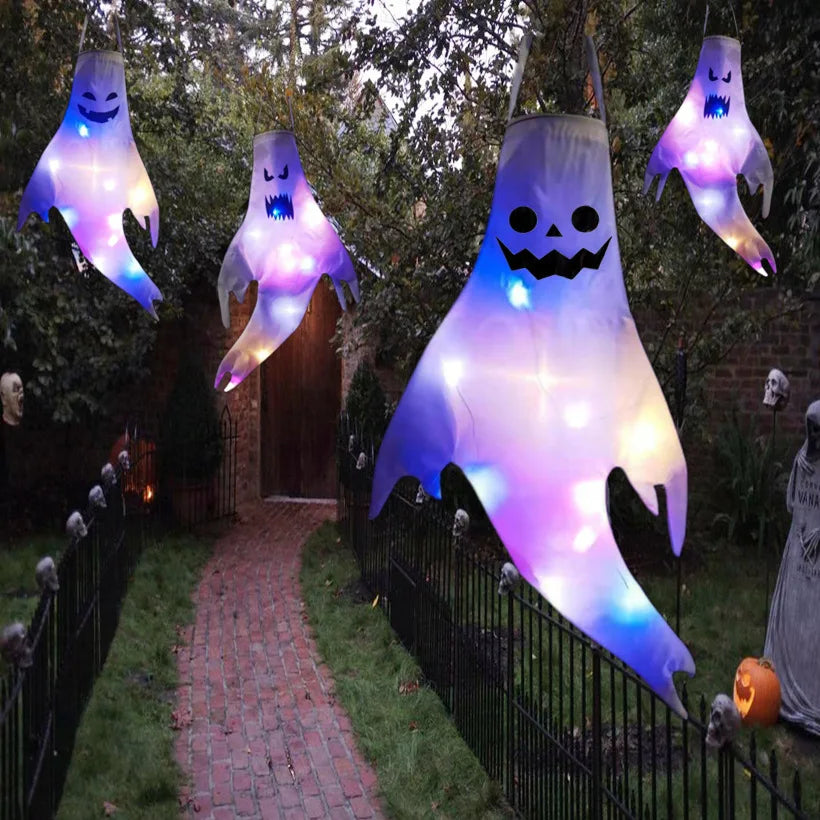 Hanging Ghost Halloween LED Luminous Ghost - YourGiftIdeasUK