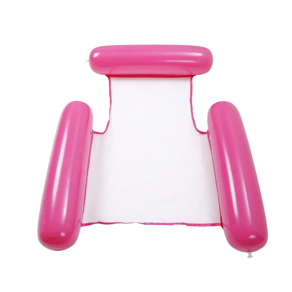 Water hammock recliner inflatable floating Swimming Mattress sea swimming ring Pool Party Toy lounge bed for swimming
