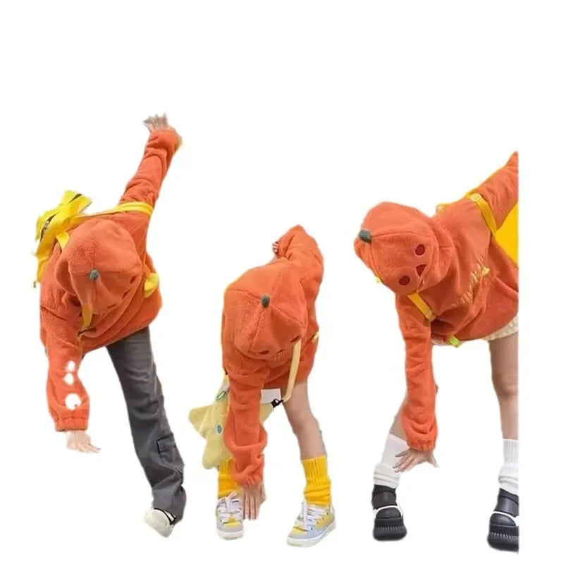 Autumn Winter Casual American Retro Pumpkin Hoodie - YourGiftIdeasUK