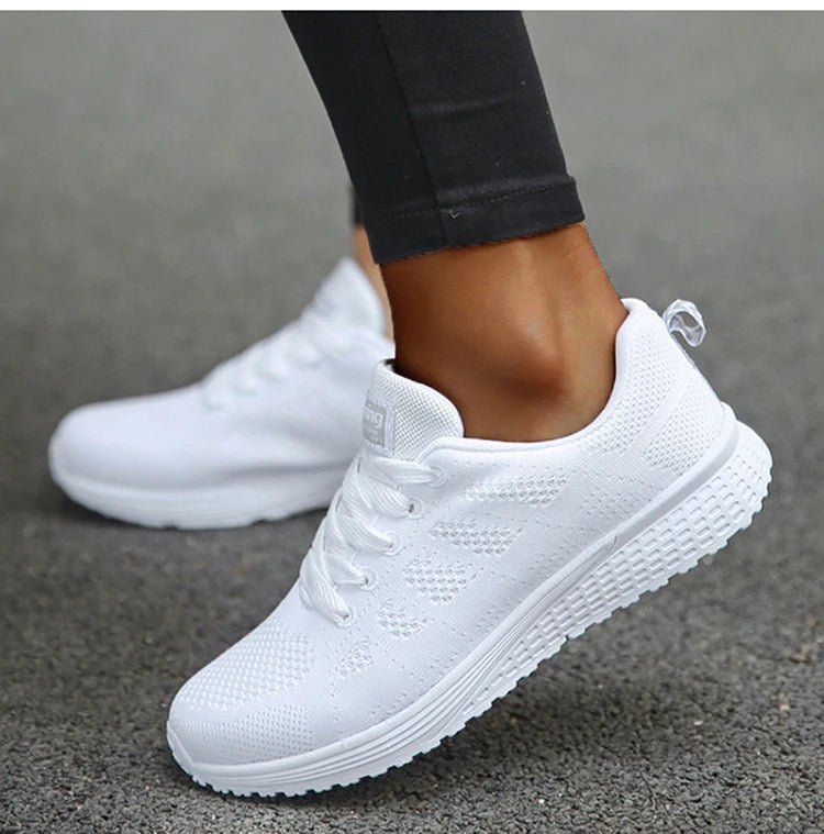Women's Sneaker 2025 New Fashion Platform Women's Shoes Trainers Casual Sneaker Woman Lace Up Female Sneakers Tenis Feminino
