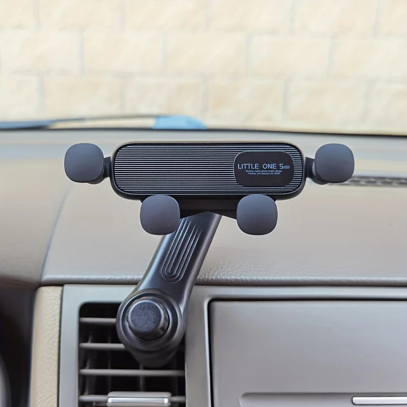 New Gravity Car Phone Holder - Strong Air Vent Clip Mount for Secure Holding, Adjustable Mobile Cell Stand for Hands-Free - Your Gift Ideas