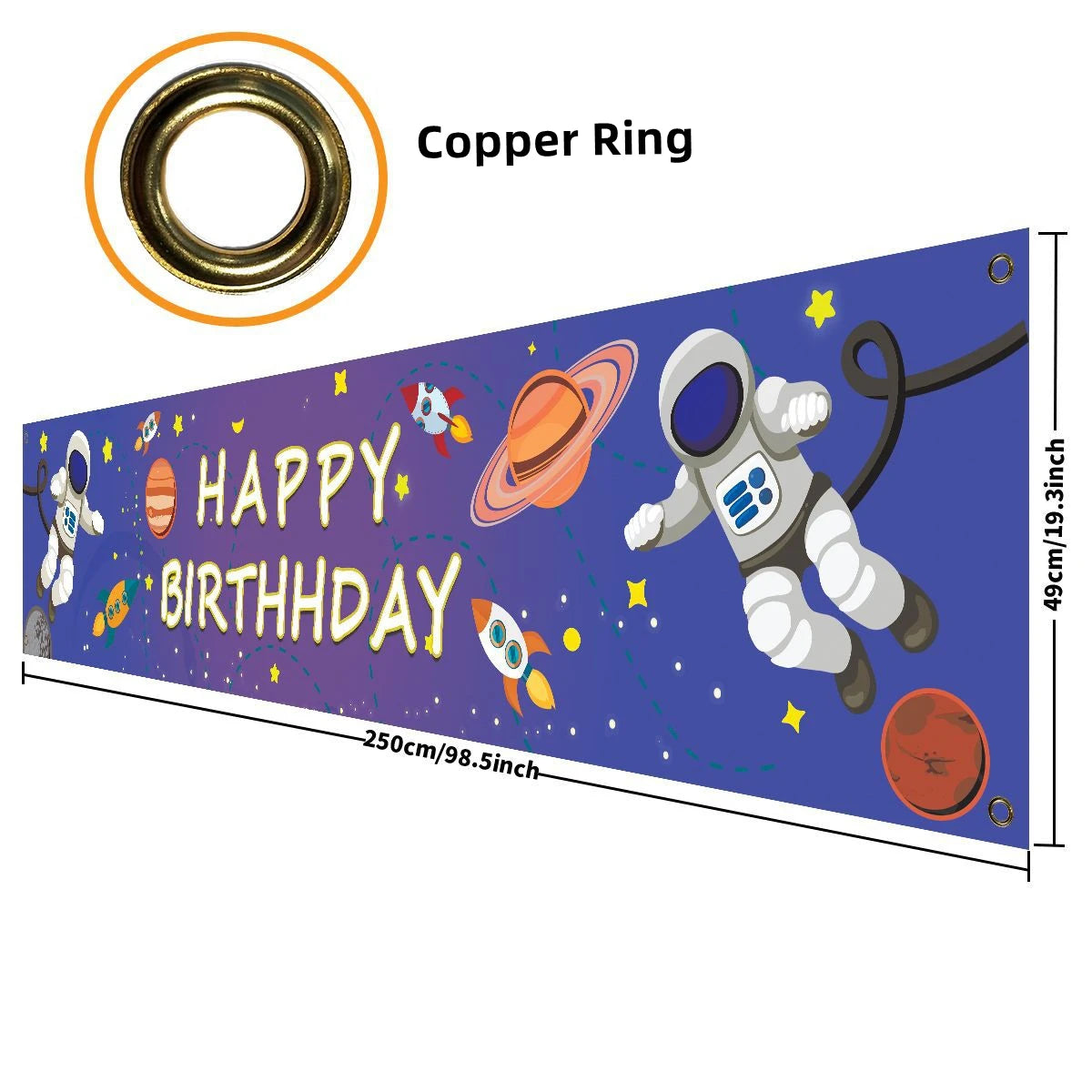Happy Halloween Banner 250cm Long - YourGiftIdeasUK