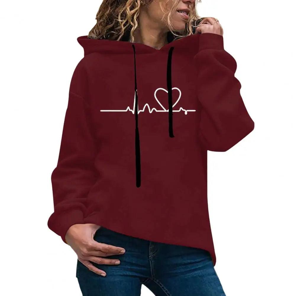 Winter Hoodie Drawstring Sweatshirt Keep Warm Plush Women Winter Hoodie Women Winter Hoodie Female Clothes - Your Gift Ideas