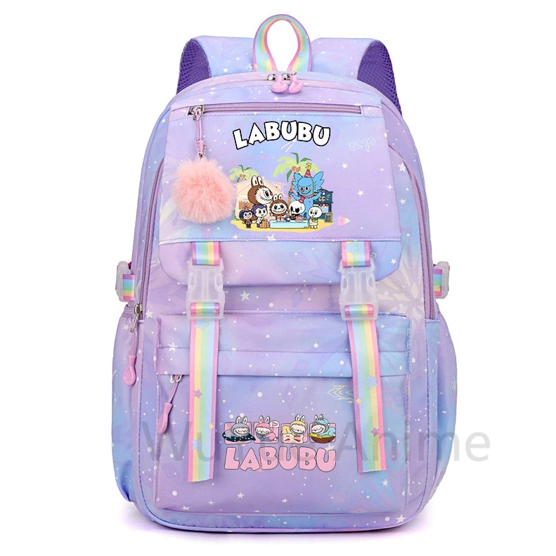 Anime Cute Printed Backpack Teenger Student Kid Girl Boy Schoolbag Bookbag Women Large Capacity Waterproof Schoolbag Travel Bag