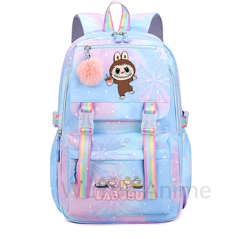 Anime Cute Printed Backpack Teenger Student Kid Girl Boy Schoolbag Bookbag Women Large Capacity Waterproof Schoolbag Travel Bag