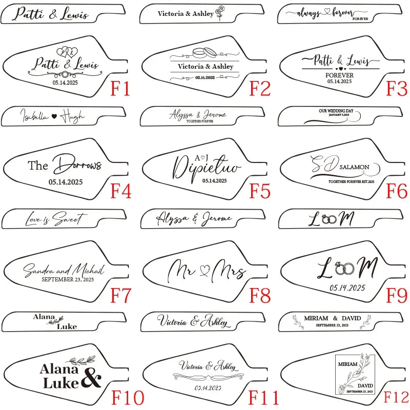 1Set Personalised Cake Knife Shovel Custom Wedding Gift Gold/Silver Cutting Server Set Engraved Birthday Party Cake Dinner Decor - YourGiftIdeasUK