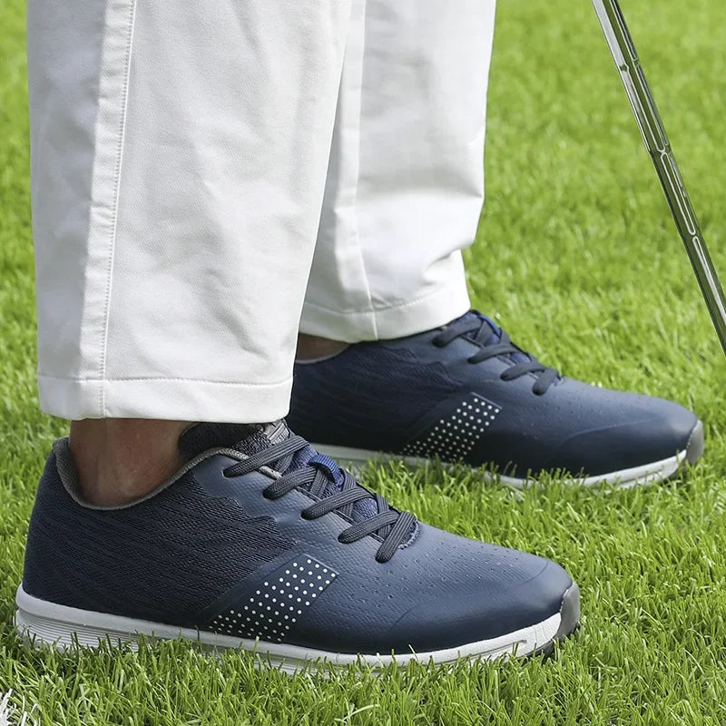 Waterproof Golf Training Shoes for Men Large Size Cross-Border THESTRON Golf Ball Shoes Anti-Slip Rubber Surface