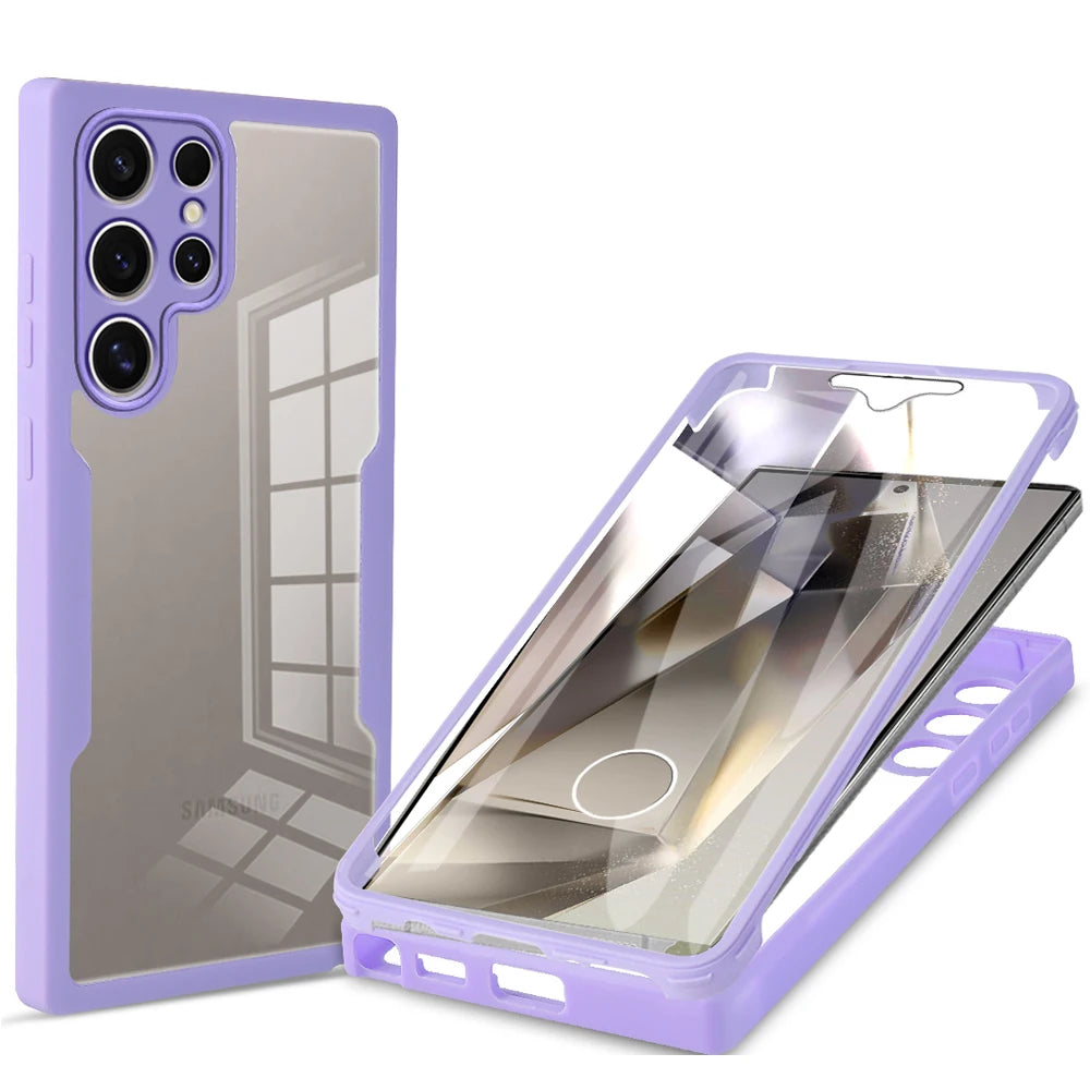 360 SlimFit Clear Case for Samsung Galaxy S21-S24