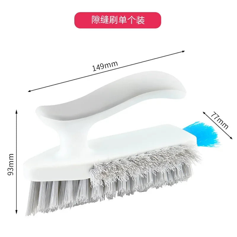 Household Cleaning Brush Floor Scrub Bathroom Cleaning Tools Silicone Scraper Toilet Brush Rotary Brush for Cleaning Tile Tools
