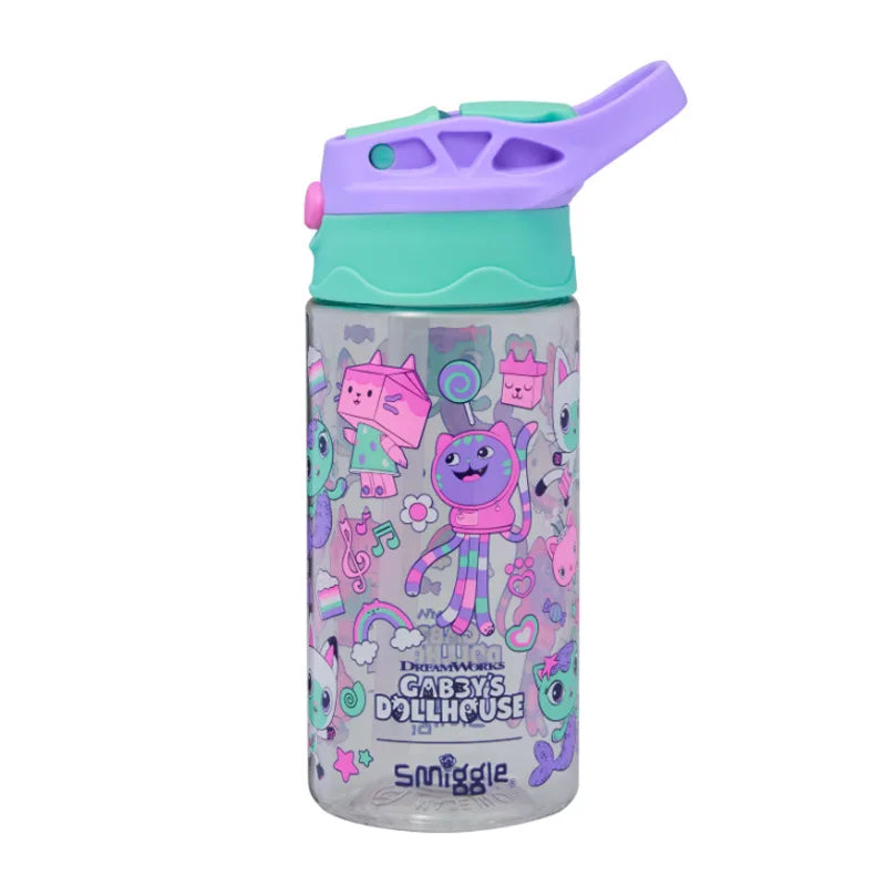 Smiggle Aussie Straw Bottle - Large Capacity
