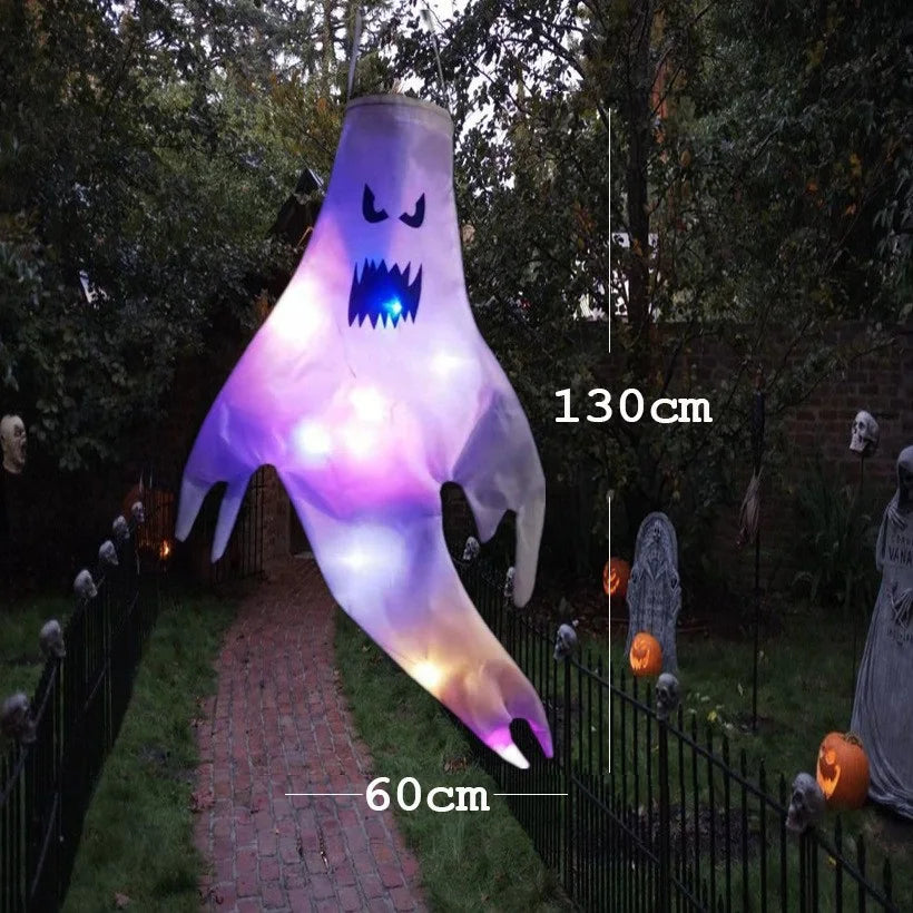 Hanging Ghost Halloween LED Luminous Ghost - YourGiftIdeasUK
